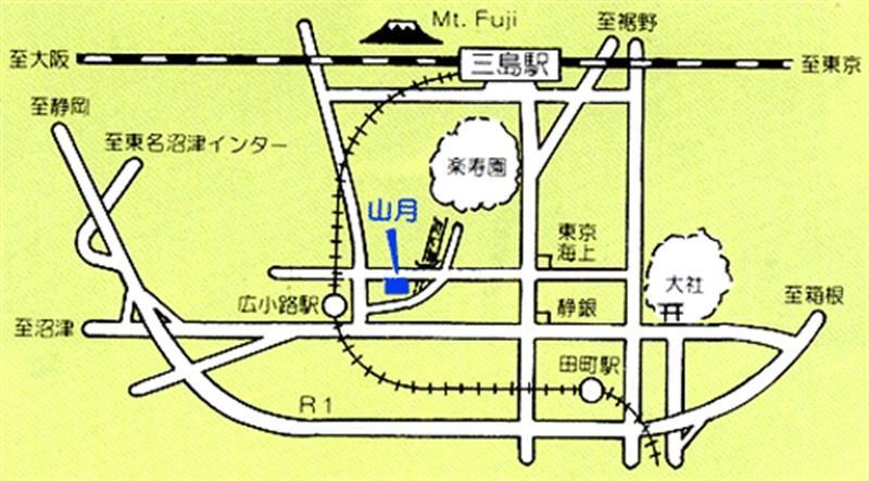 Ryokan Sangetsu Mishima  Eksteriør bilde